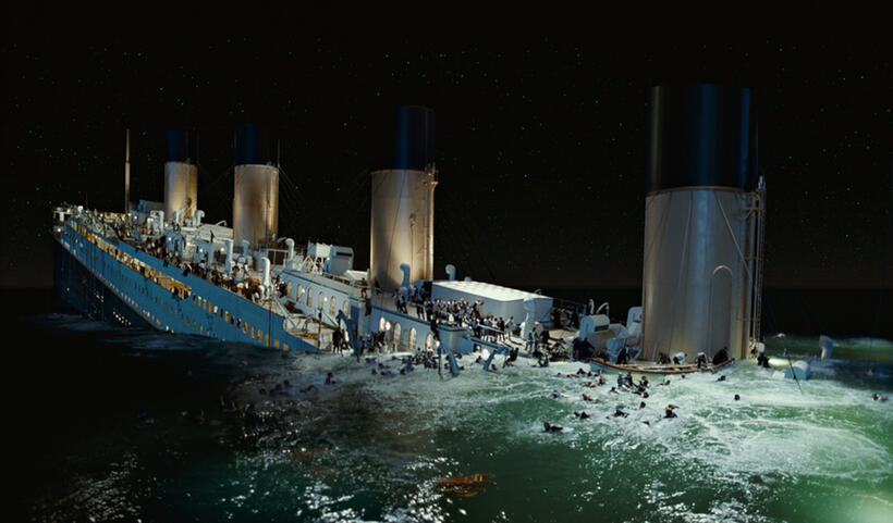 A scene from "Titanic."