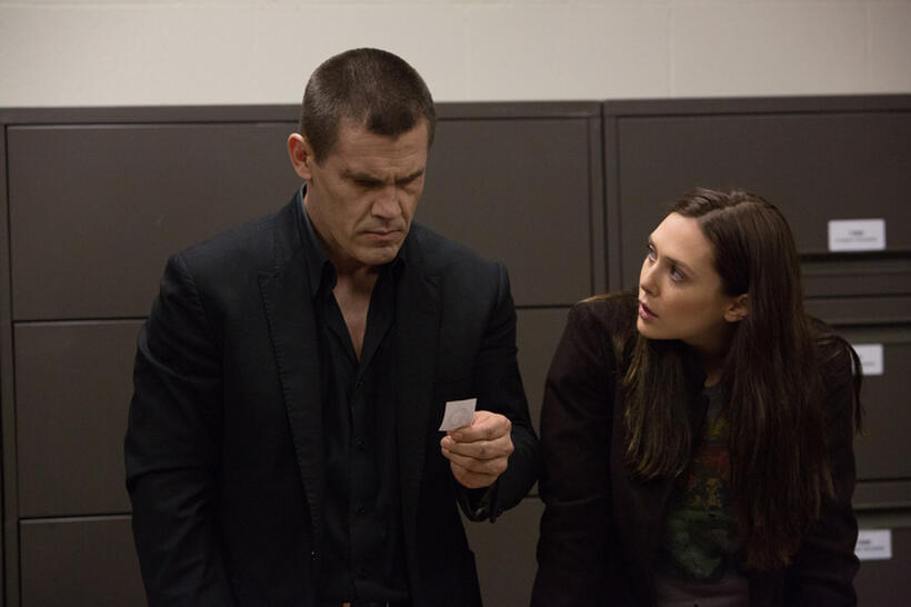 Josh Brolin and Elizabeth Olsen in "Oldboy."