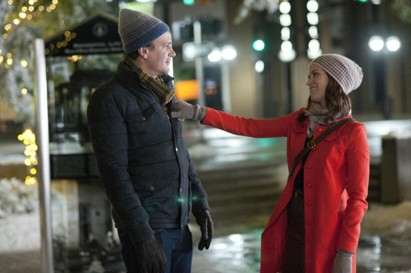 Jason Segel and Emily Blunt in "The Five-Year Engagement."