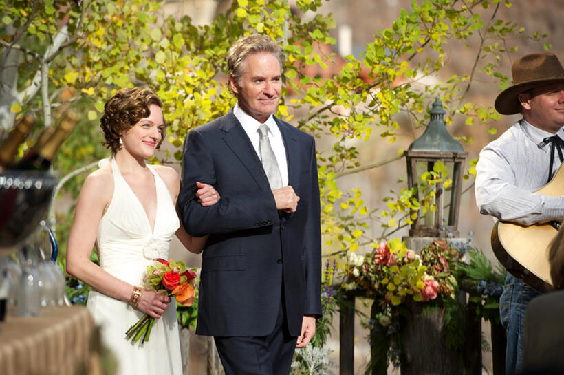 Elisabeth Moss as Grace and Kevin Kline as Joseph in "Darling Companion."