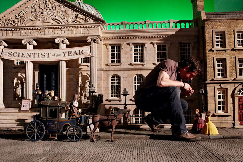 Head of Animation Loyd Price on the set of "Pirates! Band of Misfits."