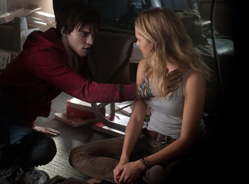 Nicholas Hoult and Teresa Palmer in "Warm Bodies."