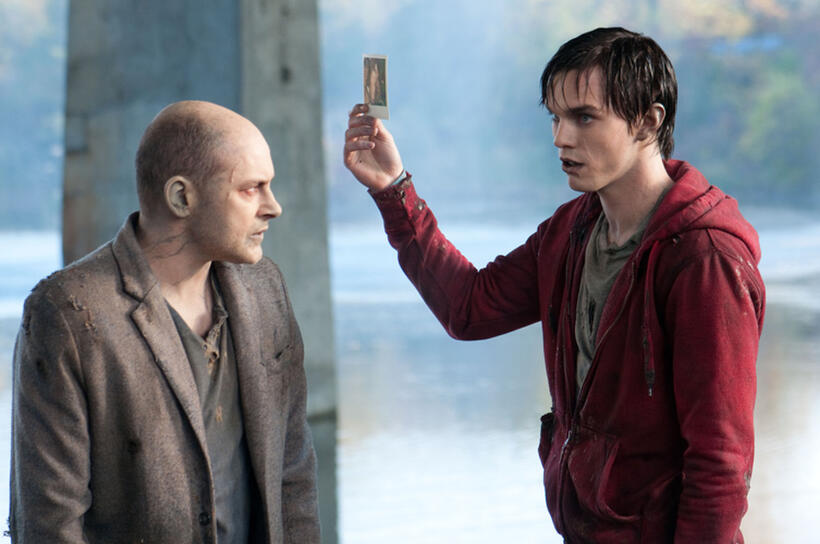Rob Corddry and Nicholas Hoult in "Warm Bodies."