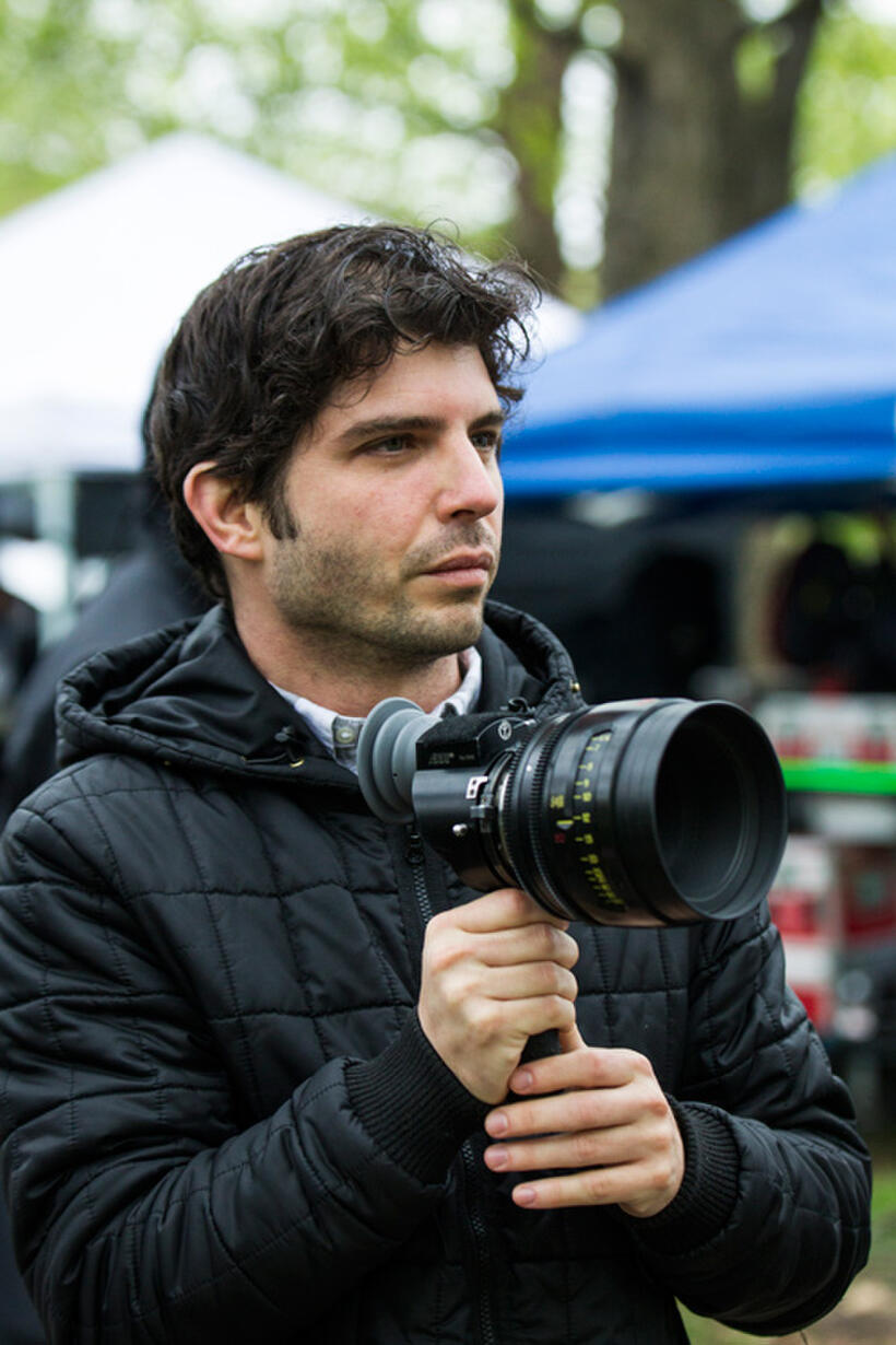 Director Jonathan Levine on the set of "Warm Bodies."