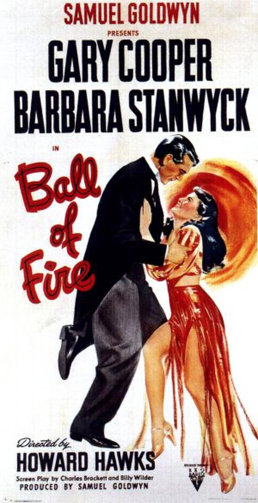 Poster art for "Ball of Fire."