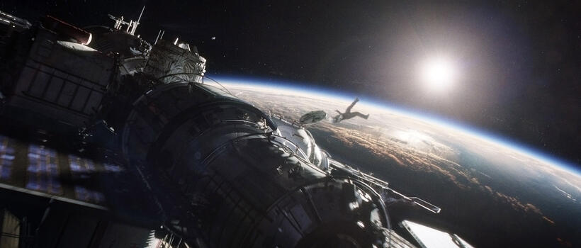 A scene from "Gravity."