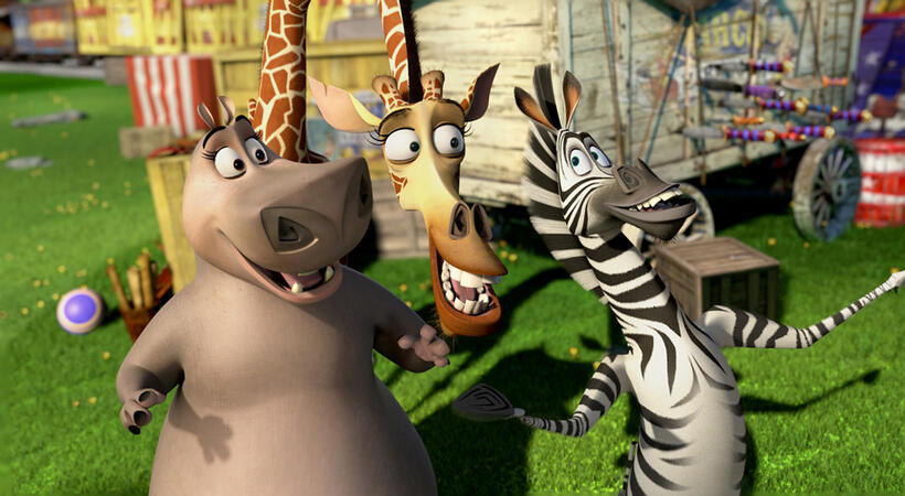 A scene from "Madagascar 3: Europe's Most Wanted."