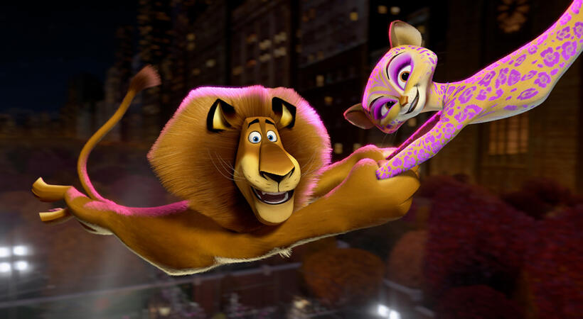 A scene from "Madagascar 3: Europe's Most Wanted."