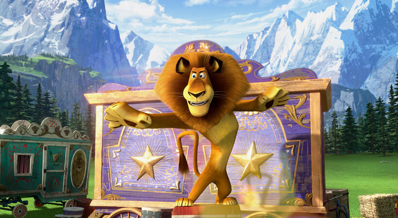 A scene from "Madagascar 3: Europe's Most Wanted."