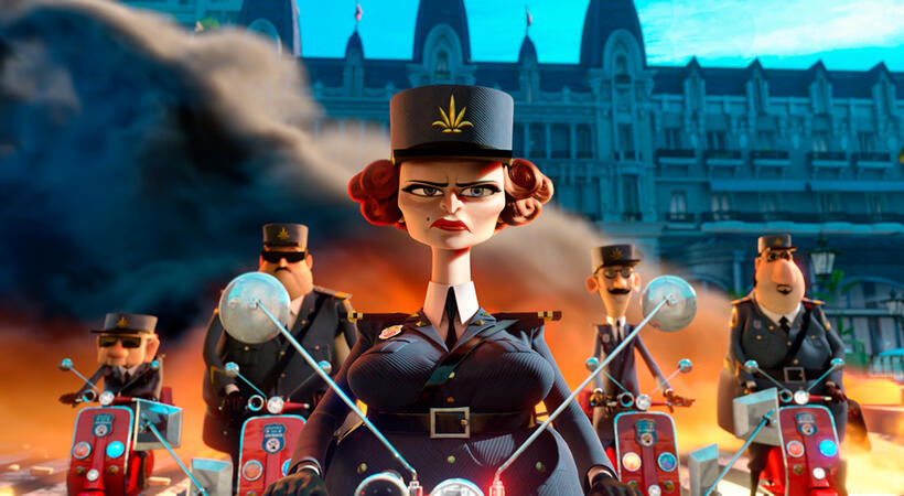 A scene from "Madagascar 3: Europe's Most Wanted."