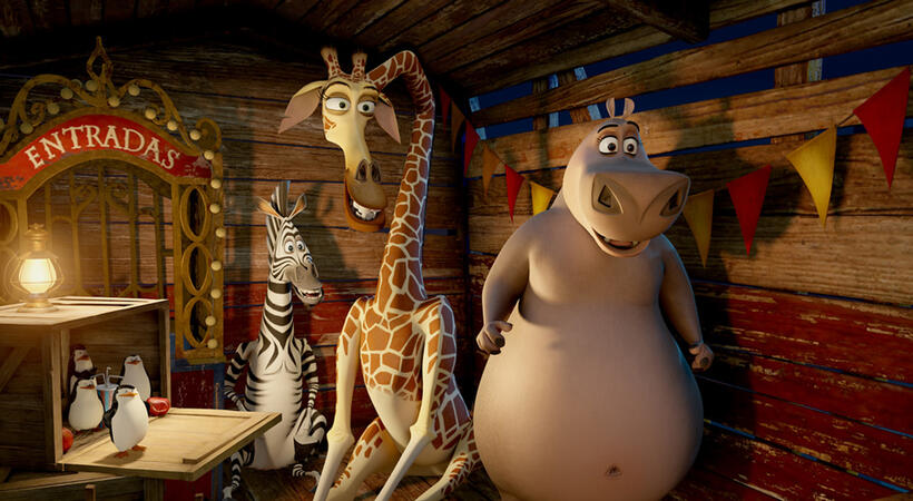 A scene from "Madagascar 3: Europe's Most Wanted."
