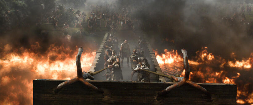 A scene from "Jack The Giant Slayer."