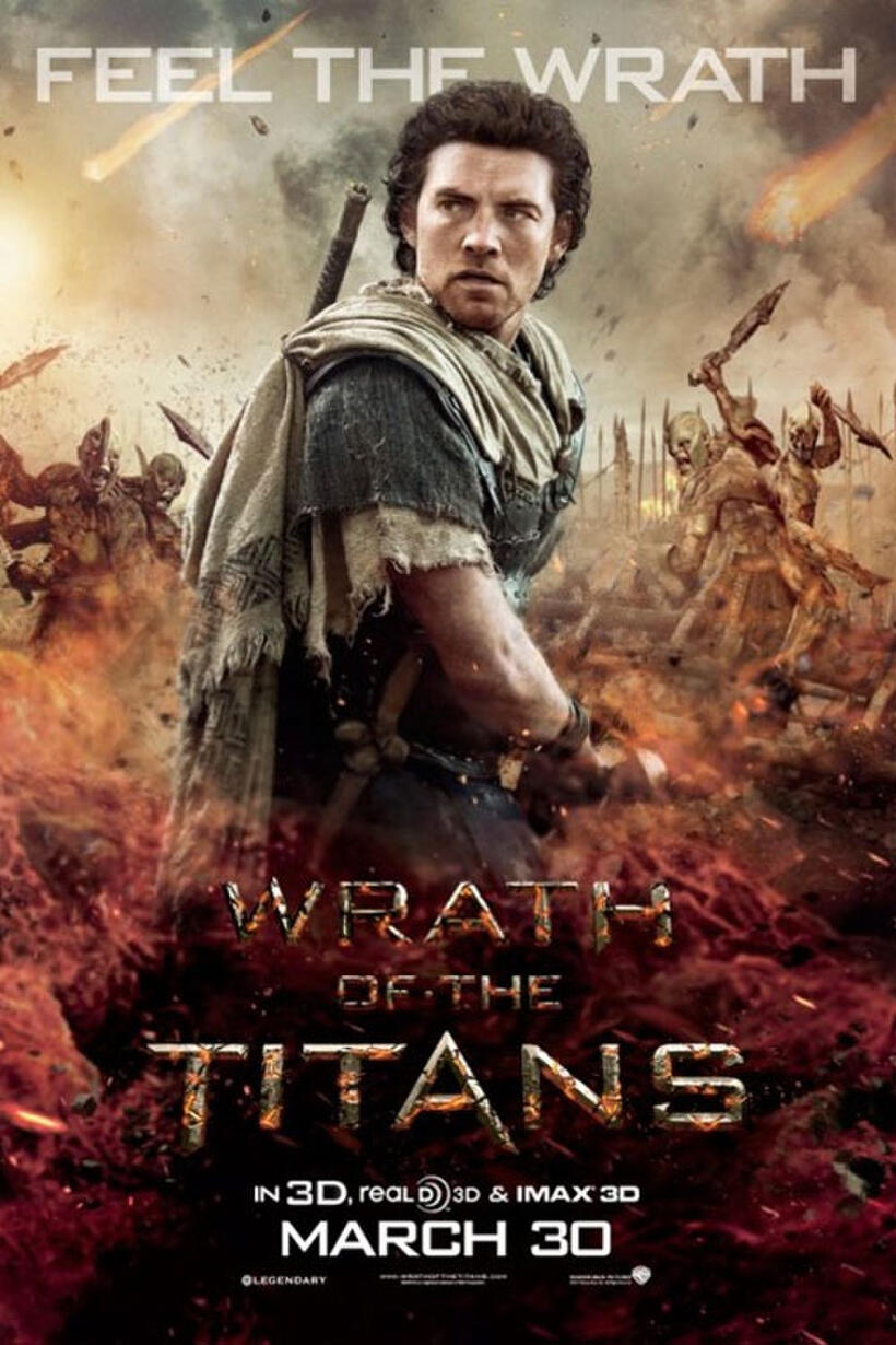 Poster art for "Wrath of the Titans 3D."