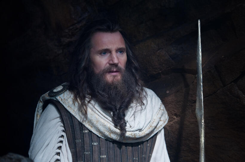 Liam Neeson as Zeus in "Wrath Of The Titans."