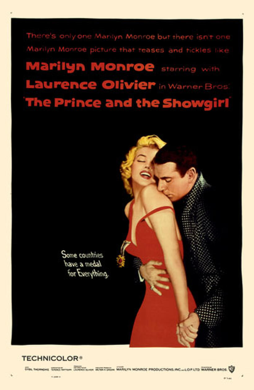 Poster art for "The Prince and the Showgirl."