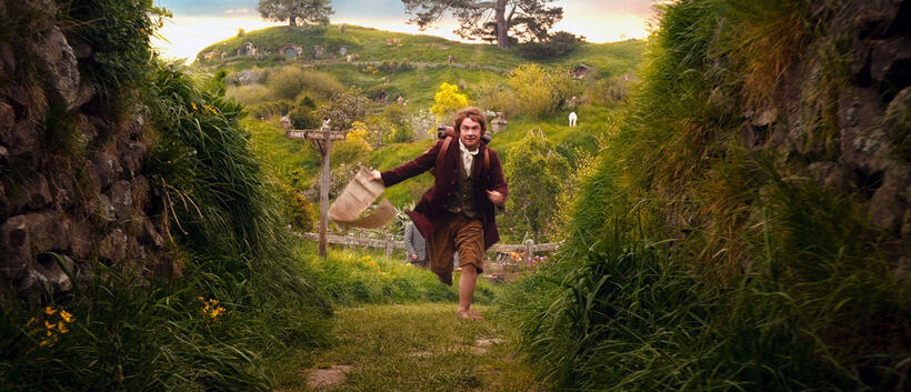 Martin Freeman as Bilbo Baggins in "The Hobbit: An Unexpected Journey."