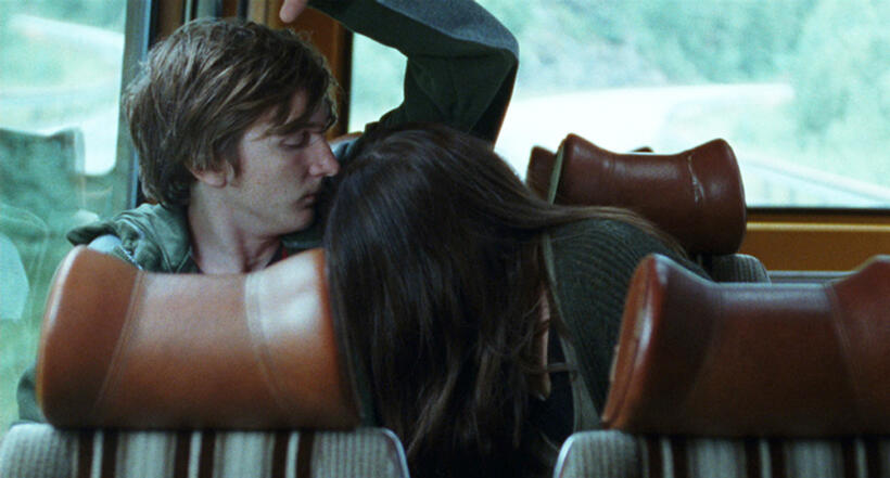 Lars Nordtveit Listau as Kjartan and Malin Bjorhovde as Sara in "Turn Me On, Dammit!"