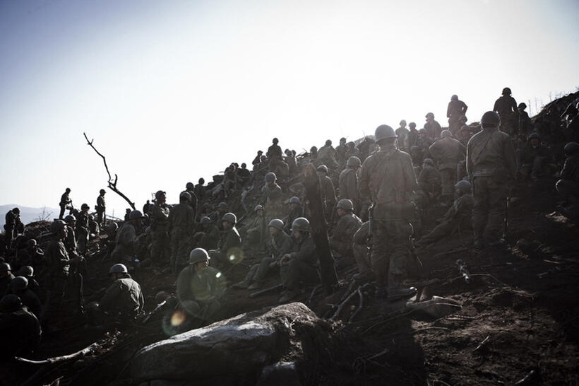 A scene from "The Front Line."