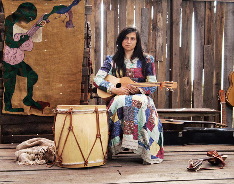 Francisca Gavilan as Violeta Parra in "Violeta Went to Heaven."