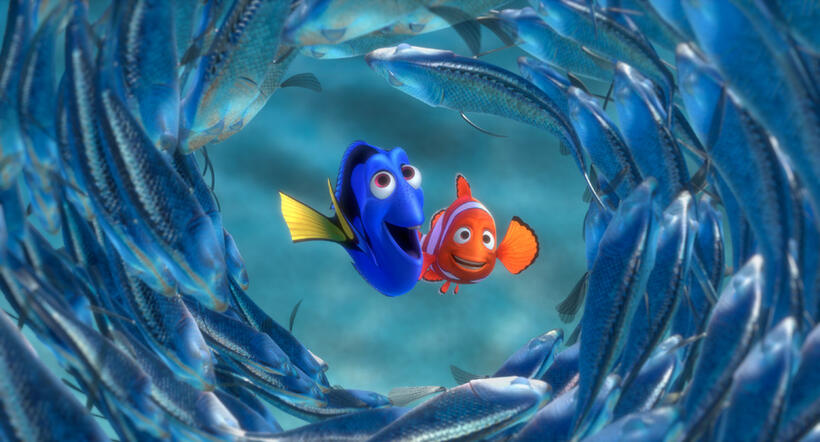 Dory and Marlin in "Finding Nemo 3D."