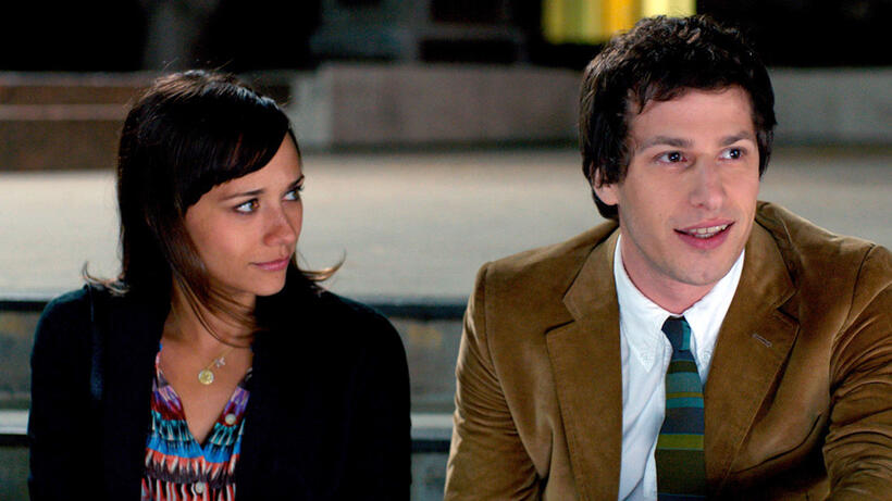 Rashida Jones as Celeste and Andy Samberg as Jesse in "Celeste and Jesse Forever."