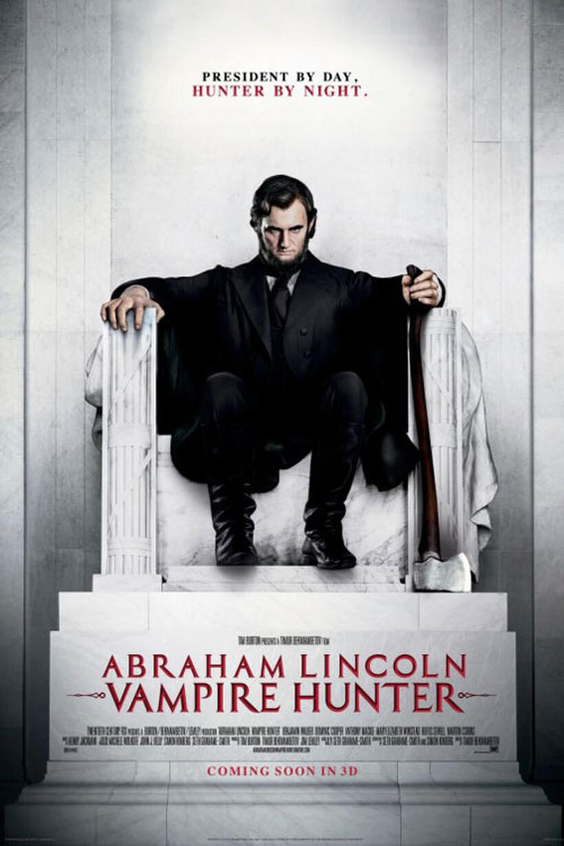 Poster art for "Abraham Lincoln: Vampire Hunter 3D."