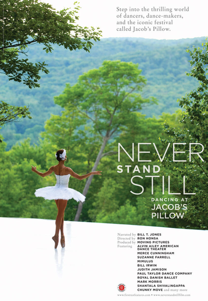 Poster art for "Never Stand Still."