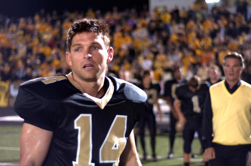 Brian Presley and Kurt Russell in "Touchback."