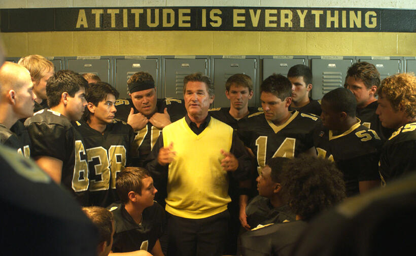 Kurt Russell and Brian Presley in "Touchback."