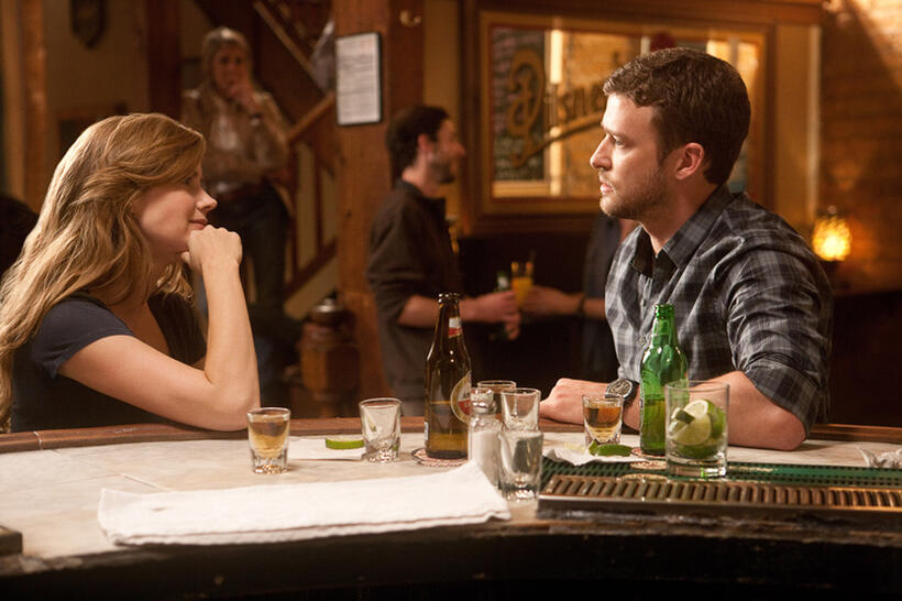 Amy Adams as Mickey and Justin Timberlake as Johnny in "Trouble With the Curve."