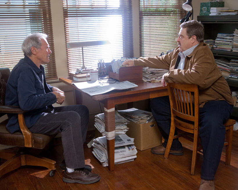 Clint Eastwood as Gus and John Goodman as Pete Klein in "Trouble With the Curve."