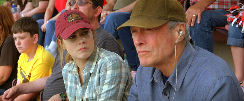 Amy Adams as Mickey and Clint Eastwood as Gus in "Trouble With the Curve."