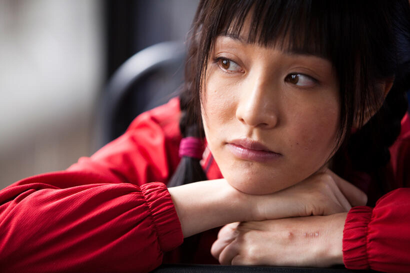 Zhu Lin as Mei-Mei in "33 Postcards."