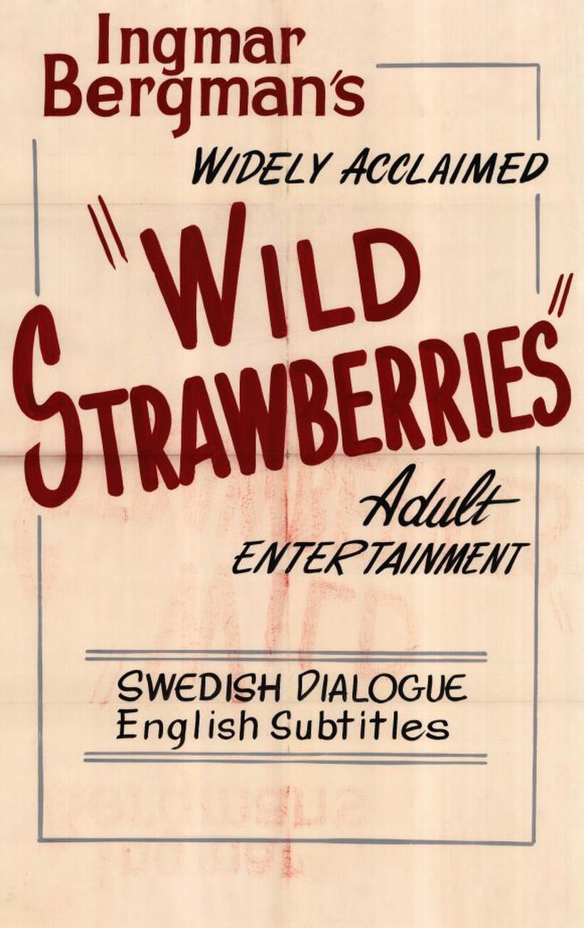 Poster art for "Wild Strawberries."