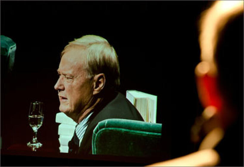 A scene from "Book Club with Michael Smerconish featuring Chris Matthews."