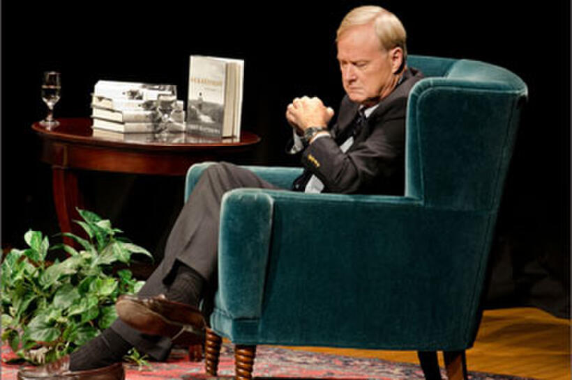 A scene from "Book Club with Michael Smerconish featuring Chris Matthews."