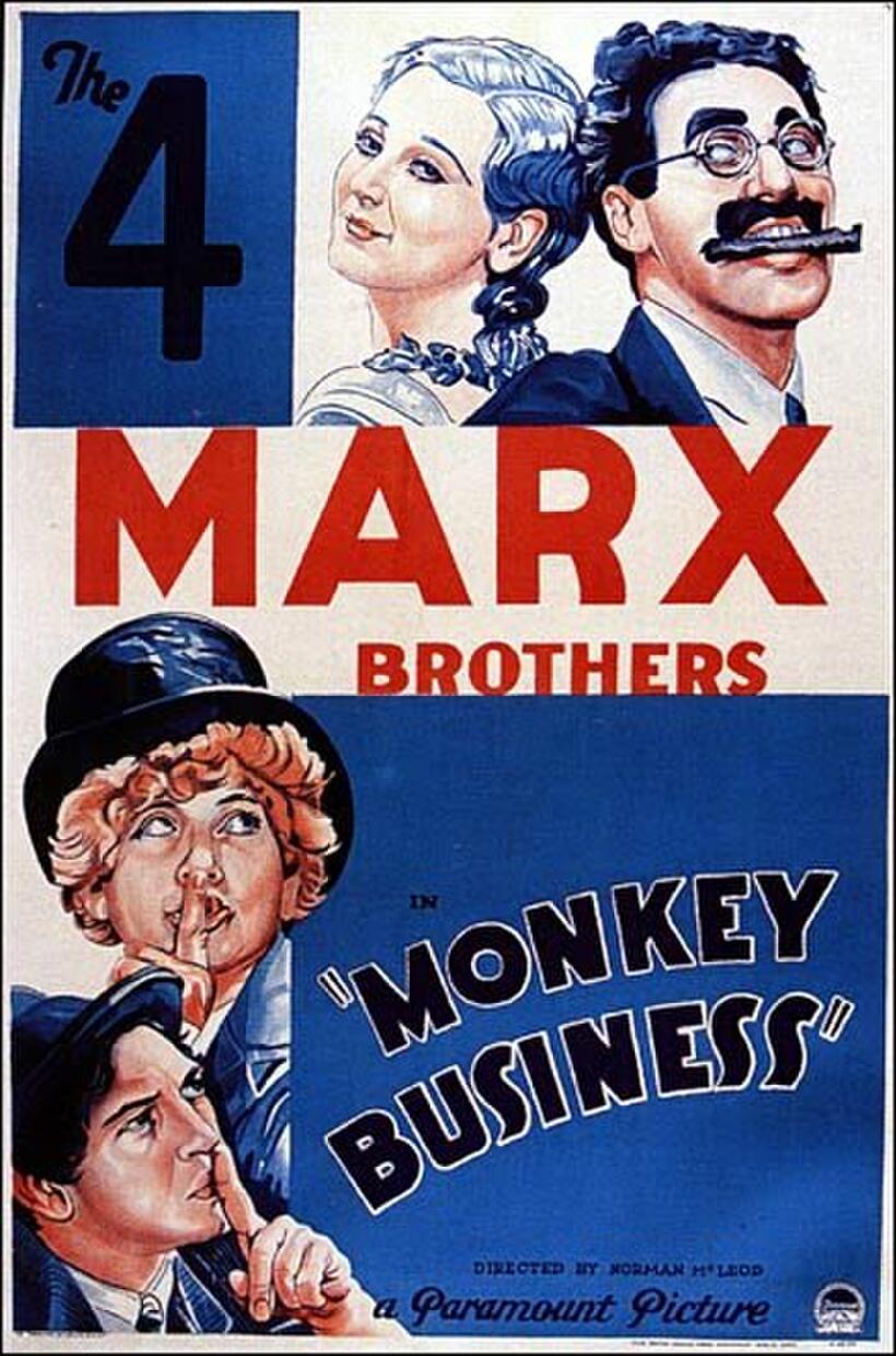 Poster art for "Monkey Business."