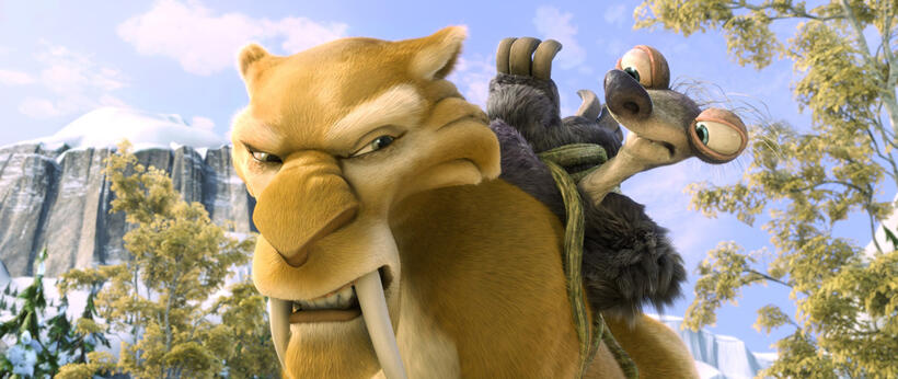Diego voice by Denis Leary and Granny voice by Wanda Sykes in "Ice Age: Continental Drift."