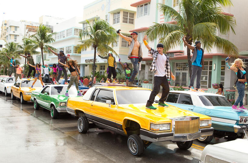 Ryan Guzman, Misha Gabriel, Stephen "Twitch" Boss and Angeline Appel in "Step Up: Revolution."
