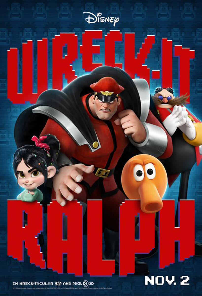 Poster art for "Wreck-It Ralph 3D."