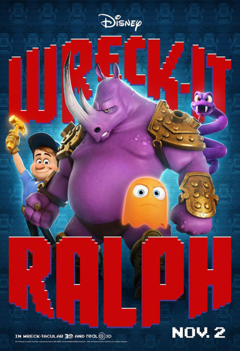 Poster art for "Wreck-It Ralph 3D."