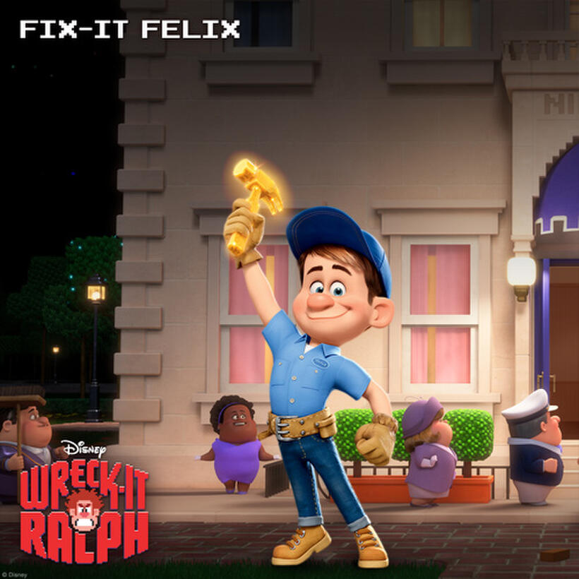 Fix-It Felix voiced by Jack McBrayer in "Wreck-it Ralph."