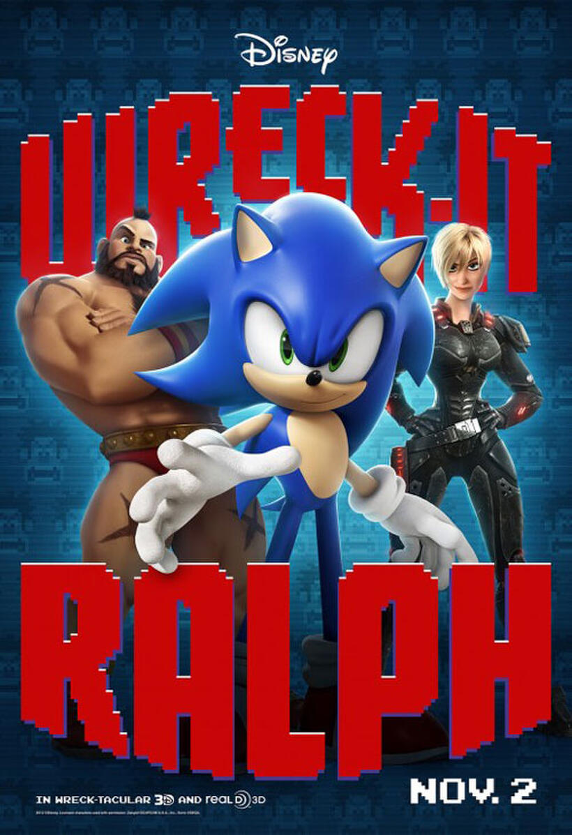 Poster art for "Wreck-It Ralph 3D."