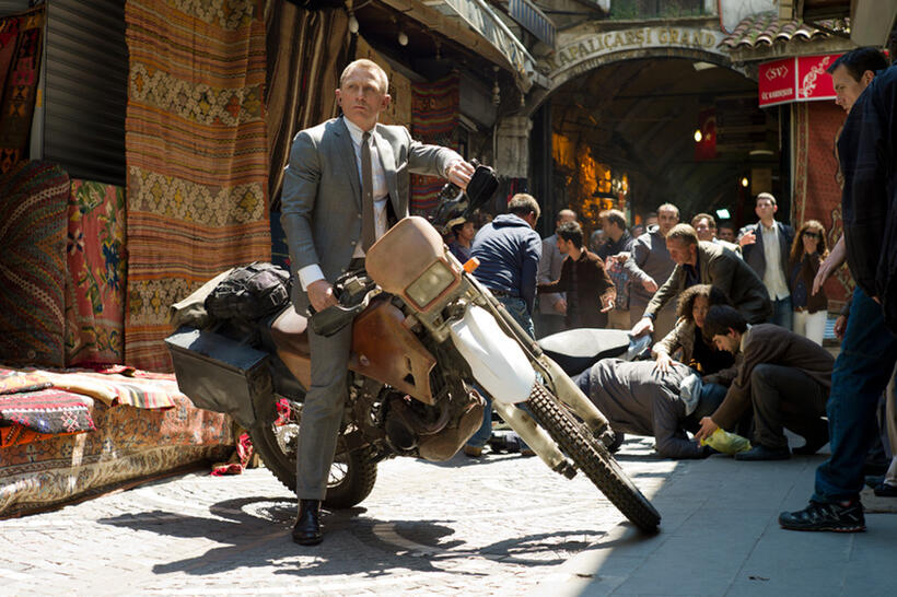 Daniel Craig as James Bond in "Skyfall."