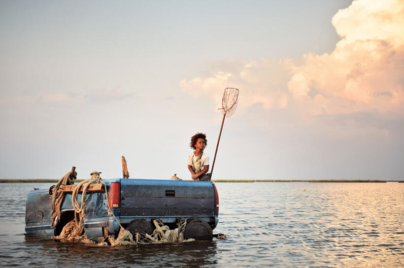 Quvenzhane Wallis as Hushpuppy in "Beasts of the Southern Wild."