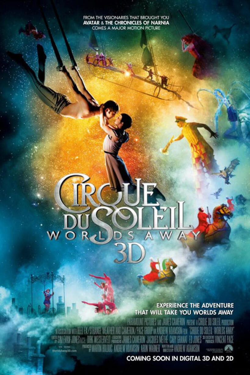 Poster art for "Cirque du Soleil: Worlds Away."