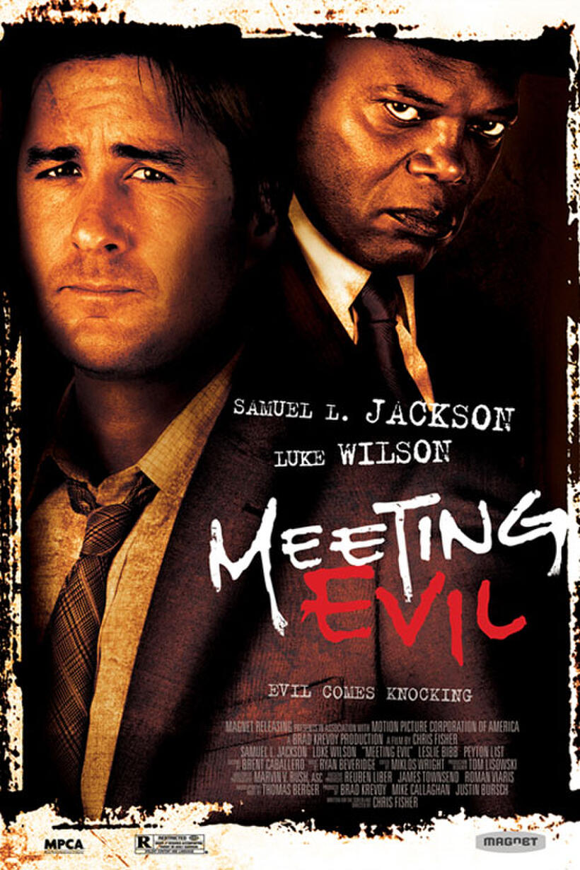 Poster art for "Meeting Evil."