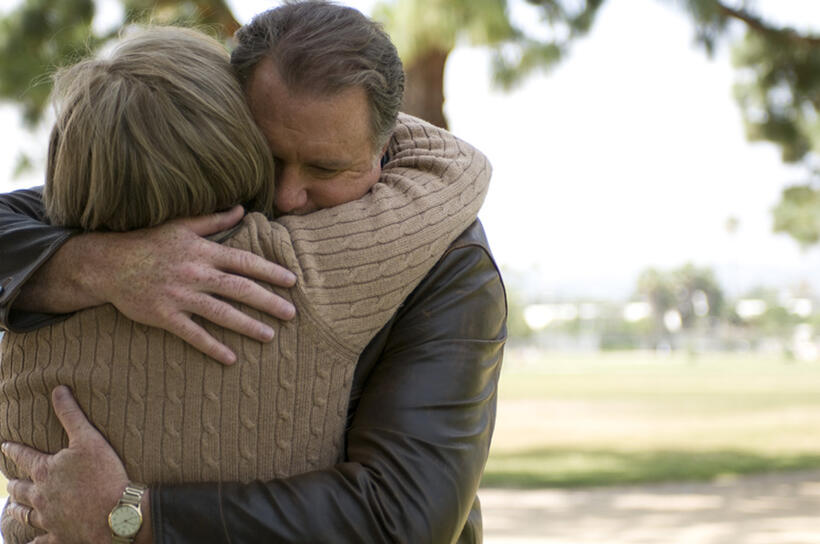 Kathleen Turner as Eileen Cleary and Micheal McGrady as Frank Cleary in "The Perfect Family."