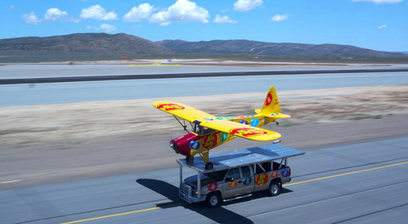 A scene from "Air Racers 3D."