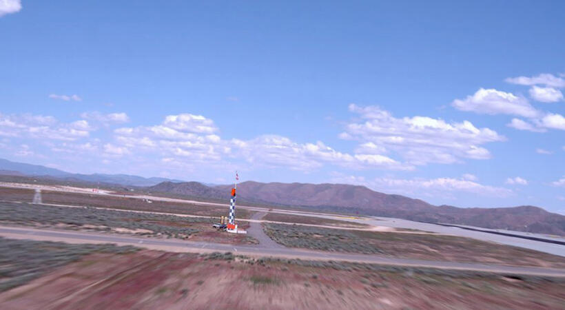 A scene from "Air Racers 3D."